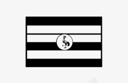 乌干达乌干达国旗机场徽章图标高清图片