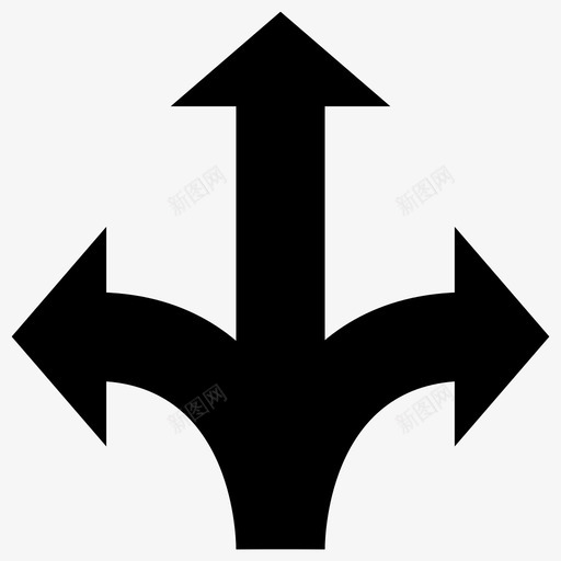 箭头树形状图标svg_新图网 https://ixintu.com 425+箭头矢量图标 导航 引导 形状 树 流 箭头 路径 过程
