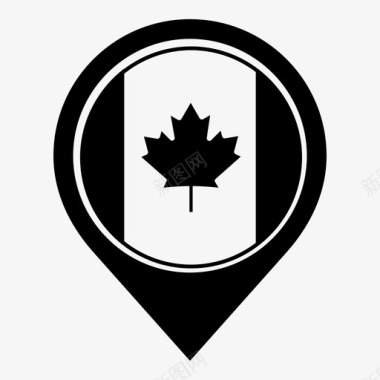 加拿大世界的旗帜图标图标