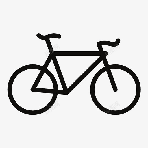 自行车骑行交通工具图标svg_新图网 https://ixintu.com 交通工具 自行车 轮子 骑行