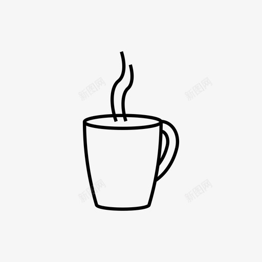 马克杯展示品物品图标svg_新图网 https://ixintu.com 咖啡杯 展示品 材料 杯子茶杯 热饮 物品 马克杯