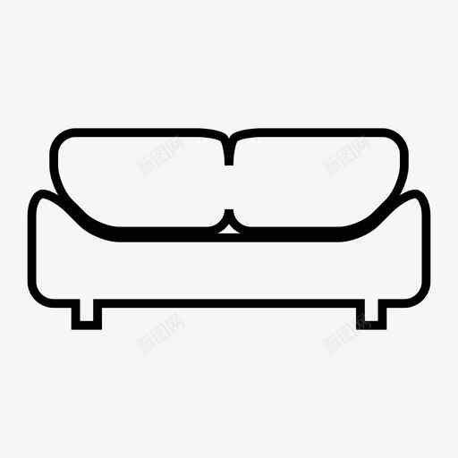 采购产品沙发沙发靠垫图标svg_新图网 https://ixintu.com 客厅设备 家具 沙发 沙发椅 采购产品沙发 靠垫