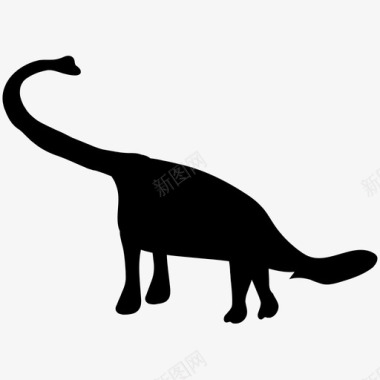 恐龙动物立体图标图标