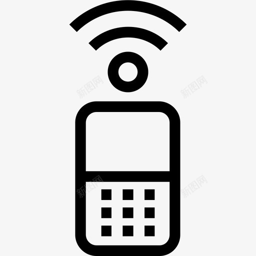 互联网连接nfc信号图标svg_新图网 https://ixintu.com nfc wifi 互联网连接 传输 信号 技术 无线连接 智能手机 电子 移动