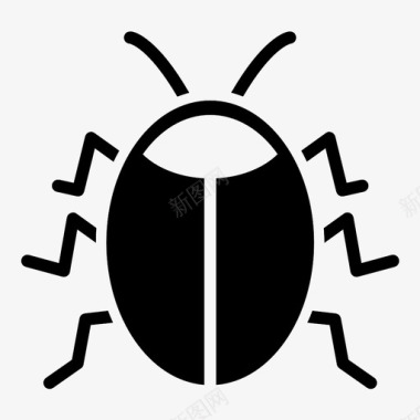 虫蜱安全图标图标