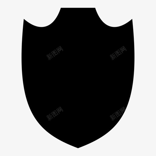 盾牌护卫中世纪图标svg_新图网 https://ixintu.com 中世纪 保护 安全 护卫 盾牌