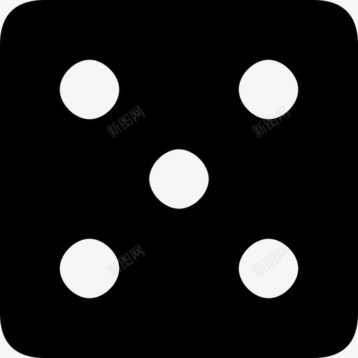 掷骰子五骰子五掷骰子图标svg_新图网 https://ixintu.com 六面 掷骰子 掷骰子五 数 游戏 玩 立方体 随机 骰子 骰子五