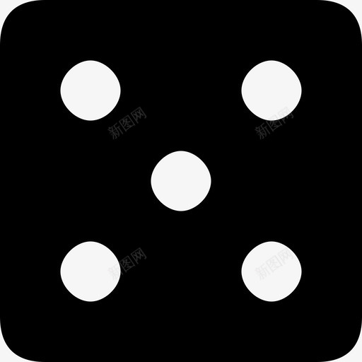掷骰子五骰子五掷骰子图标svg_新图网 https://ixintu.com 六面 掷骰子 掷骰子五 数 游戏 玩 立方体 随机 骰子 骰子五