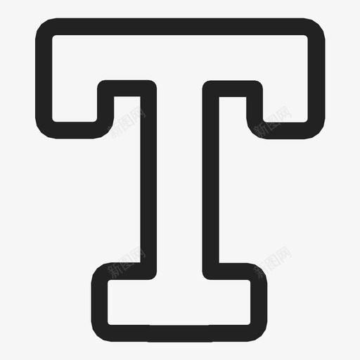 文本字母表字母图标svg_新图网 https://ixintu.com 大写字母 字母 字母表 文本