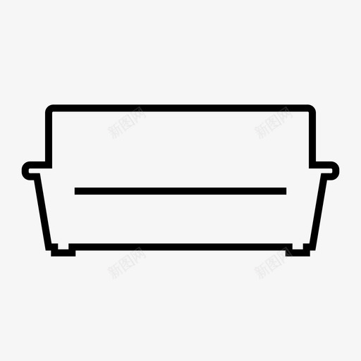 沙发舒适靠垫图标svg_新图网 https://ixintu.com 客厅家具 家具 沙发 沙发椅 舒适 靠垫