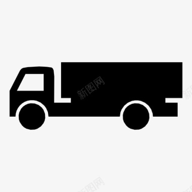 卡车半卡车移动卡车图标图标
