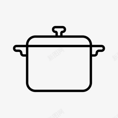 汤锅糕点面食图标图标