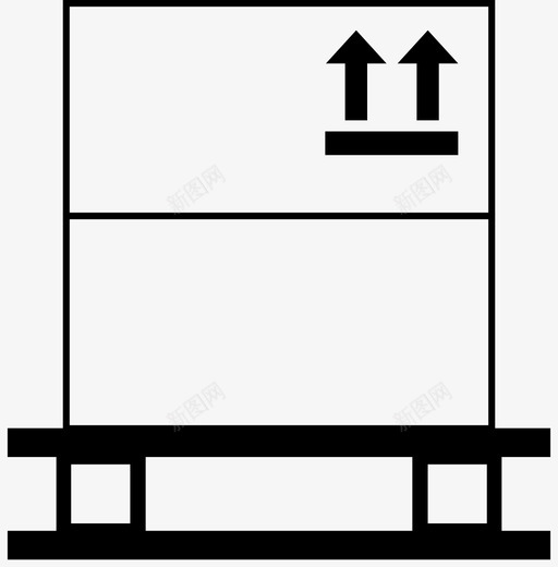 托盘运输物流图标svg_新图网 https://ixintu.com iso 出口 叉车 工业 托盘 欧元 物流 运输 进口 集装箱