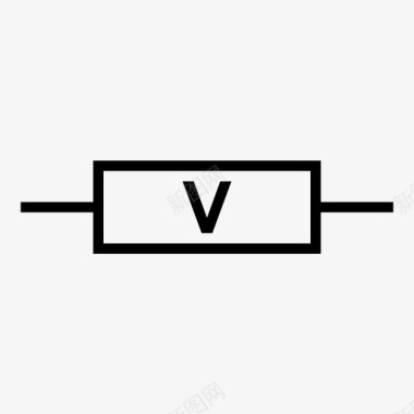 电压电阻器电子元件电气元件图标图标