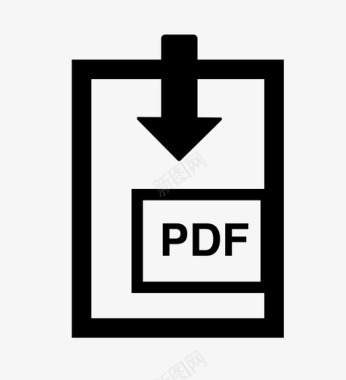 pdf文件阅读器问卷图标图标
