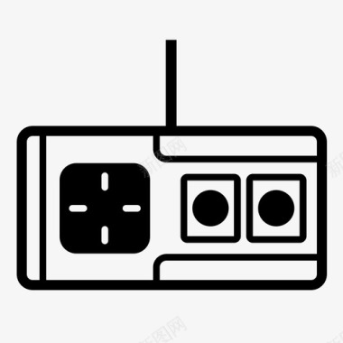 主系统控制器vintage视频游戏图标图标