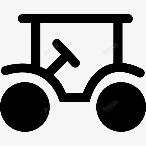 高尔夫球车电动图标svg_新图网 https://ixintu.com 电动 高尔夫球车