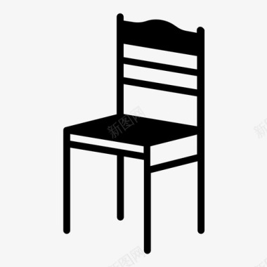 椅子家具腿图标图标