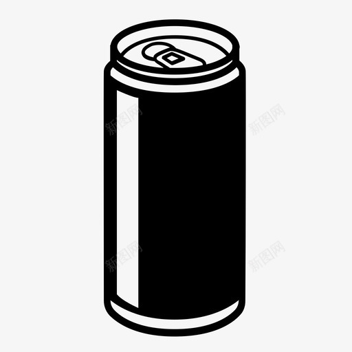 罐装可回收pop图标svg_新图网 https://ixintu.com pop 可乐 可回收 啤酒 罐装 能量 苏打水 铝 饮料 饮料和饮料容器