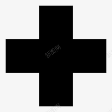 十字医学护士图标图标