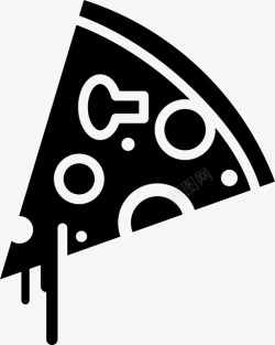 宇宙背景图片披萨盒子奶酪披萨图标高清图片