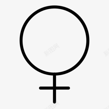 女性女性象征性别图标图标