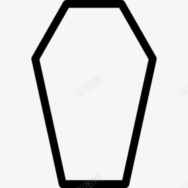 棺材坟墓棺材盒图标图标