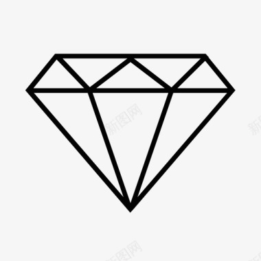 钻石宝藏石头图标图标