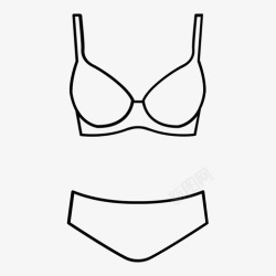 内衣icon采购产品胸罩和内衣内衣内裤图标高清图片