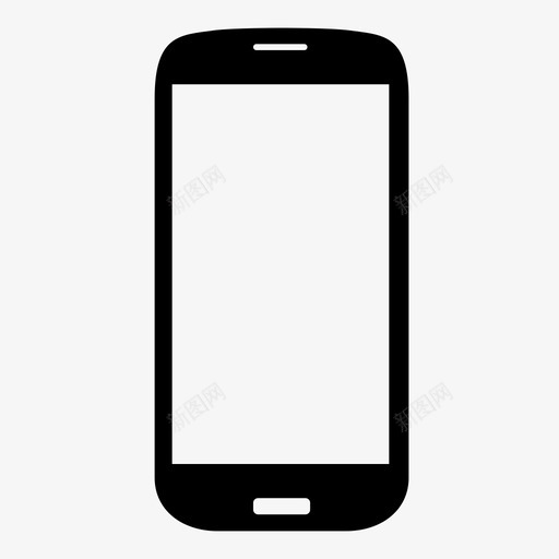 智能手机移动电话图标svg_新图网 https://ixintu.com 智能手机 移动电话
