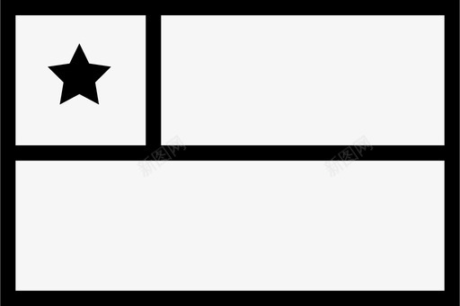 智利国旗世界国家象征图标图标