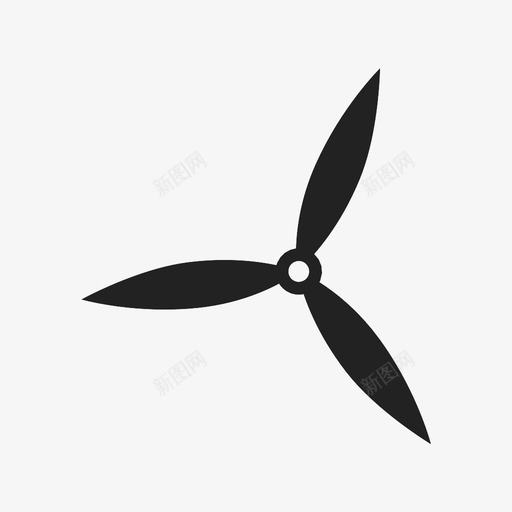 风力发电自然绿色能源图标svg_新图网 https://ixintu.com 绿色能源 自然 风力发电