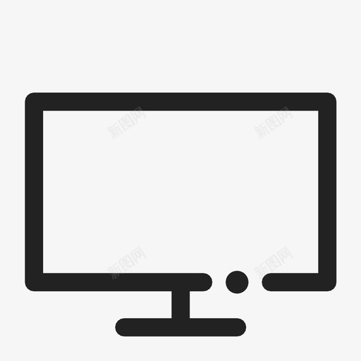 电视设备显示器图标svg_新图网 https://ixintu.com 屏幕 显示器 梦想 电子 电视 视频显示器 设备