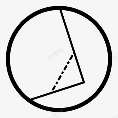 折反折纸角图标图标