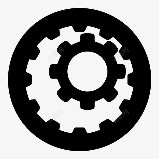 内齿轮传动运动图标svg_新图网 https://ixintu.com 传动 内齿轮 工业 工程 机构 机械 运动 齿轮箱