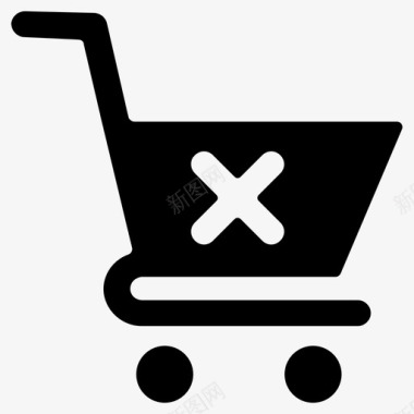 移除物品购物车从购物车移除图标图标