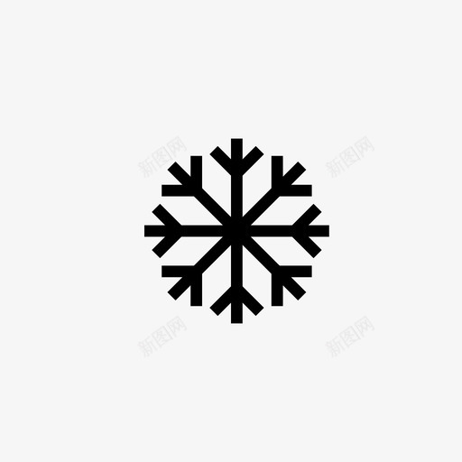 雪花冬天冰箱图标svg_新图网 https://ixintu.com 冬天 冬季时间 冰箱 冷冻 冷冻冷藏 寒冷 房地产 空调 雪花 霜 风扇