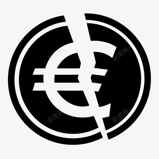 欧元欧洲外汇图标svg_新图网 https://ixintu.com 外汇 市场 支付 欧元 欧洲 货币 购买 购物 金融