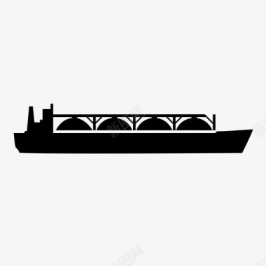 油轮船货物图标图标