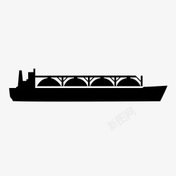 天然货物油轮船货物图标高清图片