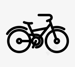 两个轮子自行车把手快图标高清图片