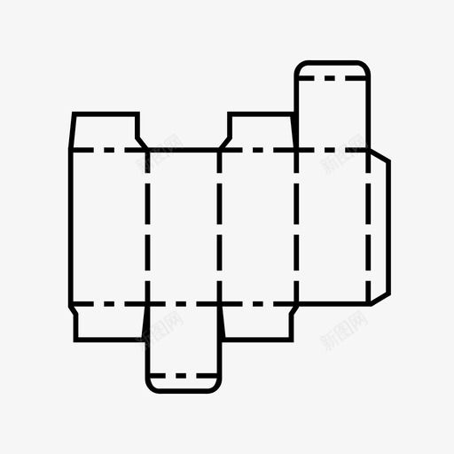 模具线装运箱钥匙线图标svg_新图网 https://ixintu.com 包装模具 包装盒 包装网 折纸 模具包装 模具模板 模具盒 模具线 装运箱 钥匙线