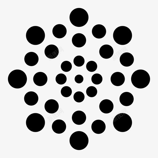 通用圆抽象点图标svg_新图网 https://ixintu.com 抽象 点 通用圆