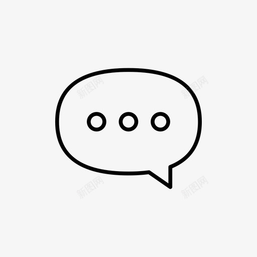 语音泡泡说签图标svg_新图网 https://ixintu.com 信使 短信 签 简单的东西 聊天 语音泡泡 说 谈话