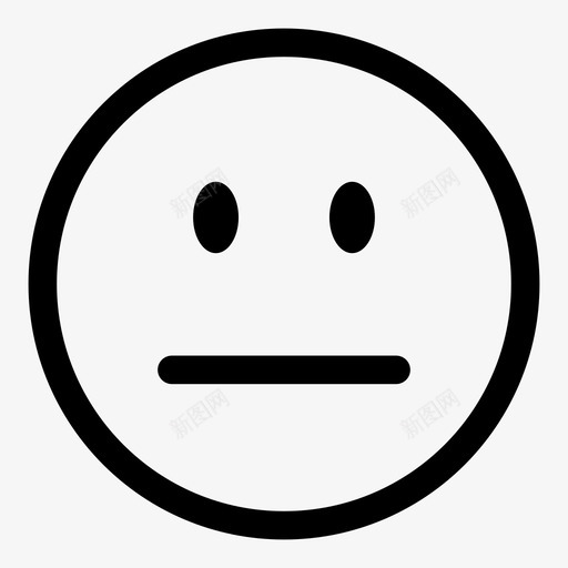 中性人未定图标svg_新图网 https://ixintu.com 不确定 中性 人 女人 好 未定 正常 笑脸 脸 表情
