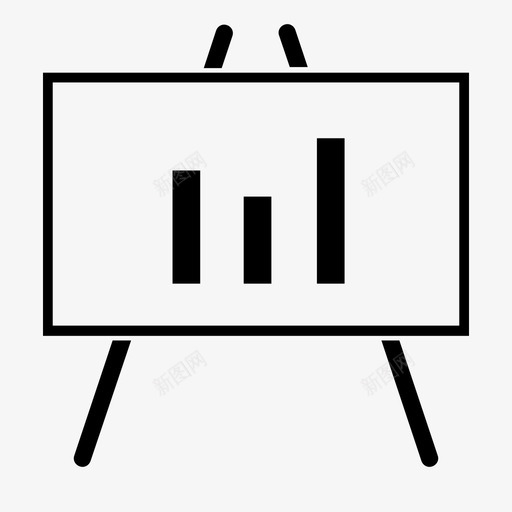 板信息图展示图标svg_新图网 https://ixintu.com 信息图 展示 报告 板 统计 趋势