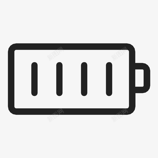 电池电源电池电量低图标svg_新图网 https://ixintu.com 充电器 充电状态 电池 电池状态 电池电量 电池电量低 电源