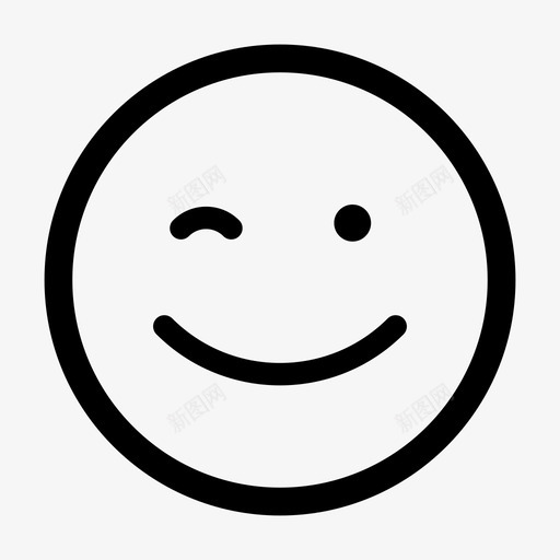 微笑面部面部表情图标svg_新图网 https://ixintu.com 微笑 快乐 情绪 满意度 用户 面部 面部表情