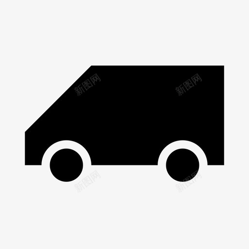 货车大型车几何型图标svg_新图网 https://ixintu.com 交通 几何型 大型车 货车 车辆 运输 运输车和卡车