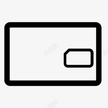 sim卡刷卡用户识别模块图标图标